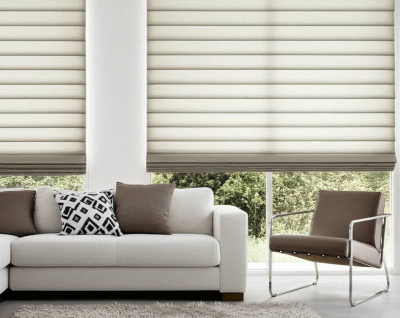 Featured image for Why Motorized Roman Shades Beat Roller Blinds in 2025