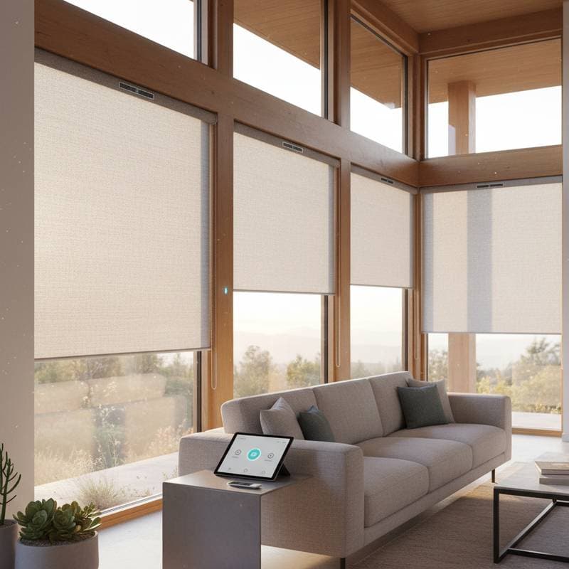 Featured image for Solar Shades Harvest Light to Power Themselves