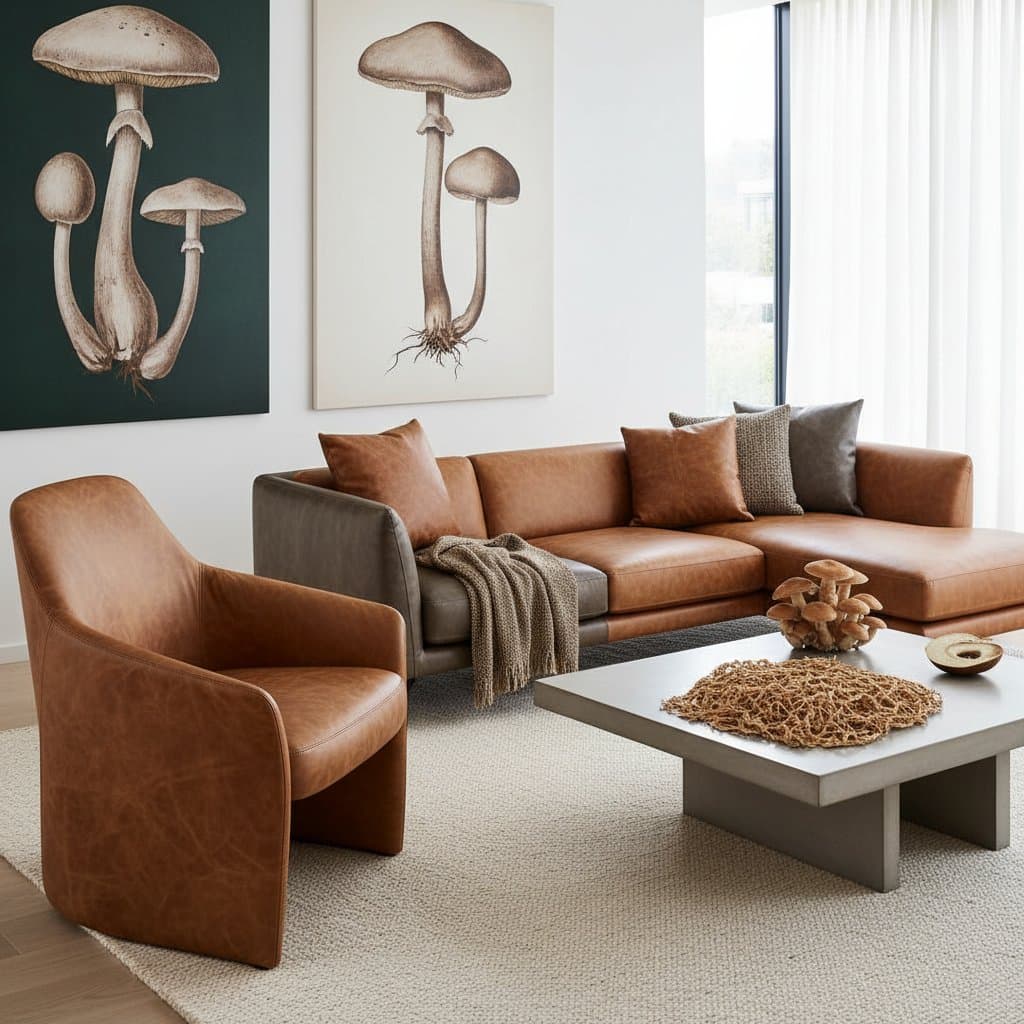 Image for Mushroom Leather Brings Vegan Upholstery Mainstream