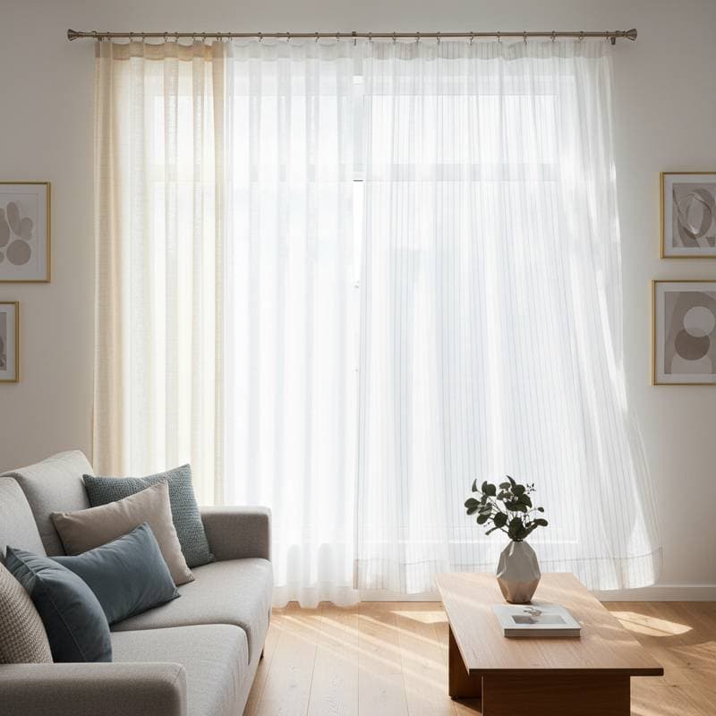 Featured image for Layer Sheer Curtains for Camera-Ready Window Glow