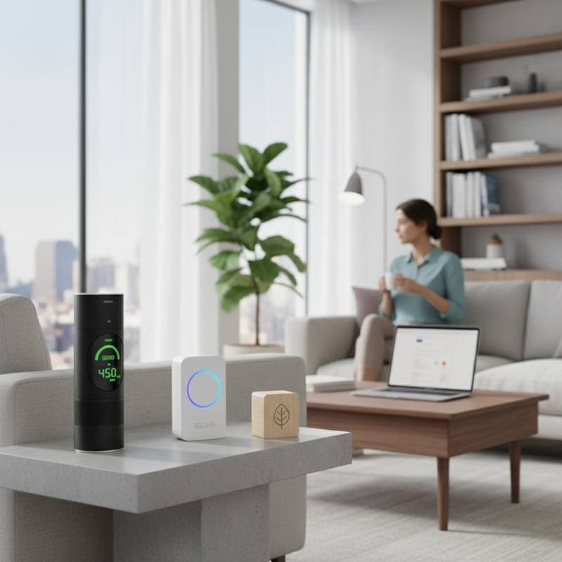 Featured image for CO2 Sensors Stop Headaches and Brain Fog at Home