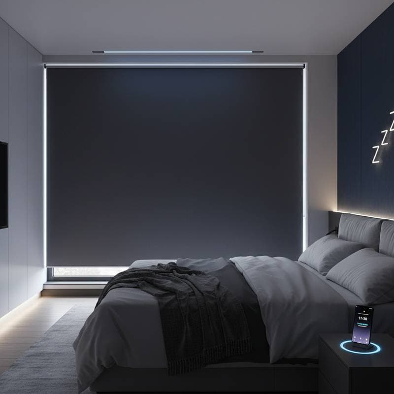 Featured image for Motorized Blackout Shades Block Light for Better Sleep