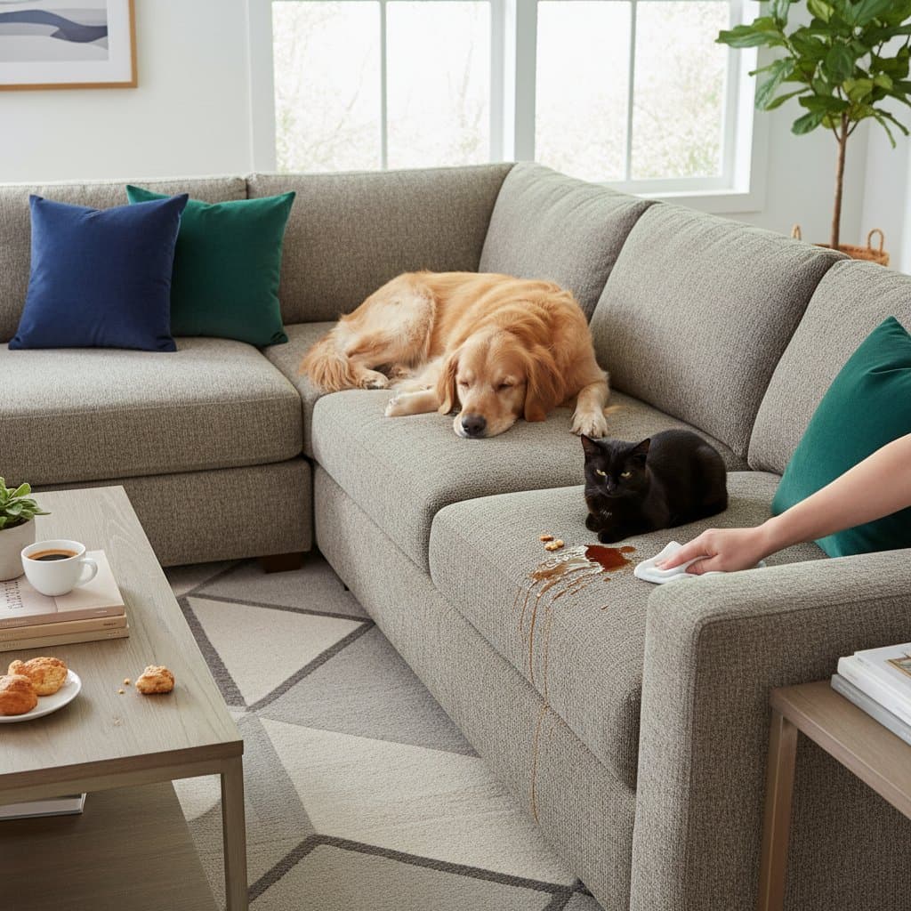 Featured image for Crypton Fabric Lets Pets and Furniture Coexist