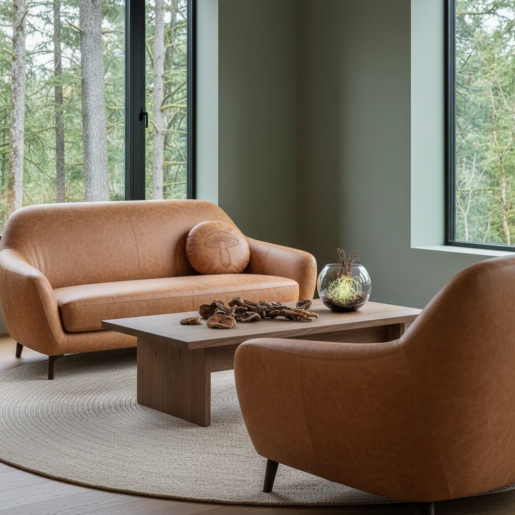 Featured image for Why Mushroom Leather Feels More Alive Than Traditional Upholstery