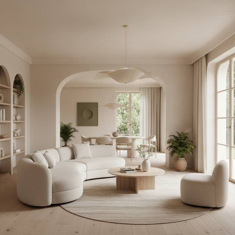 Featured image for Why Curves Make Homes Feel More Human Than Sharp Lines