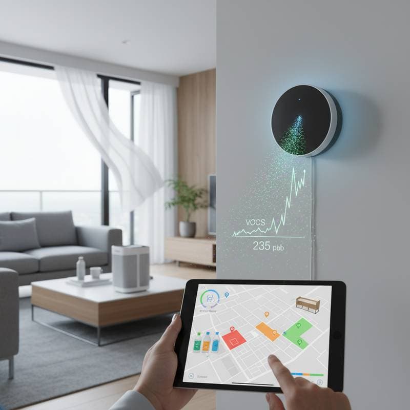 Featured image for Smart Sensors Reveal When VOCs Spike in Your Air