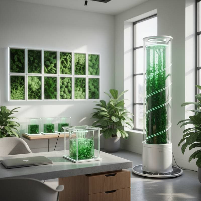 Featured image for Algae Bioreactors Purify Air Through Photosynthesis