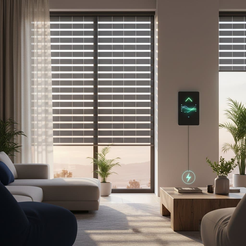 Featured image for Solar Window Treatments Turn Sunlight Into Power