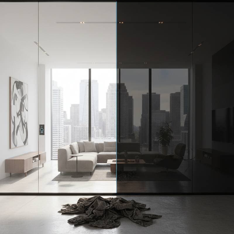 Image for Why Blackout Smart Glass Outshines Old Curtains