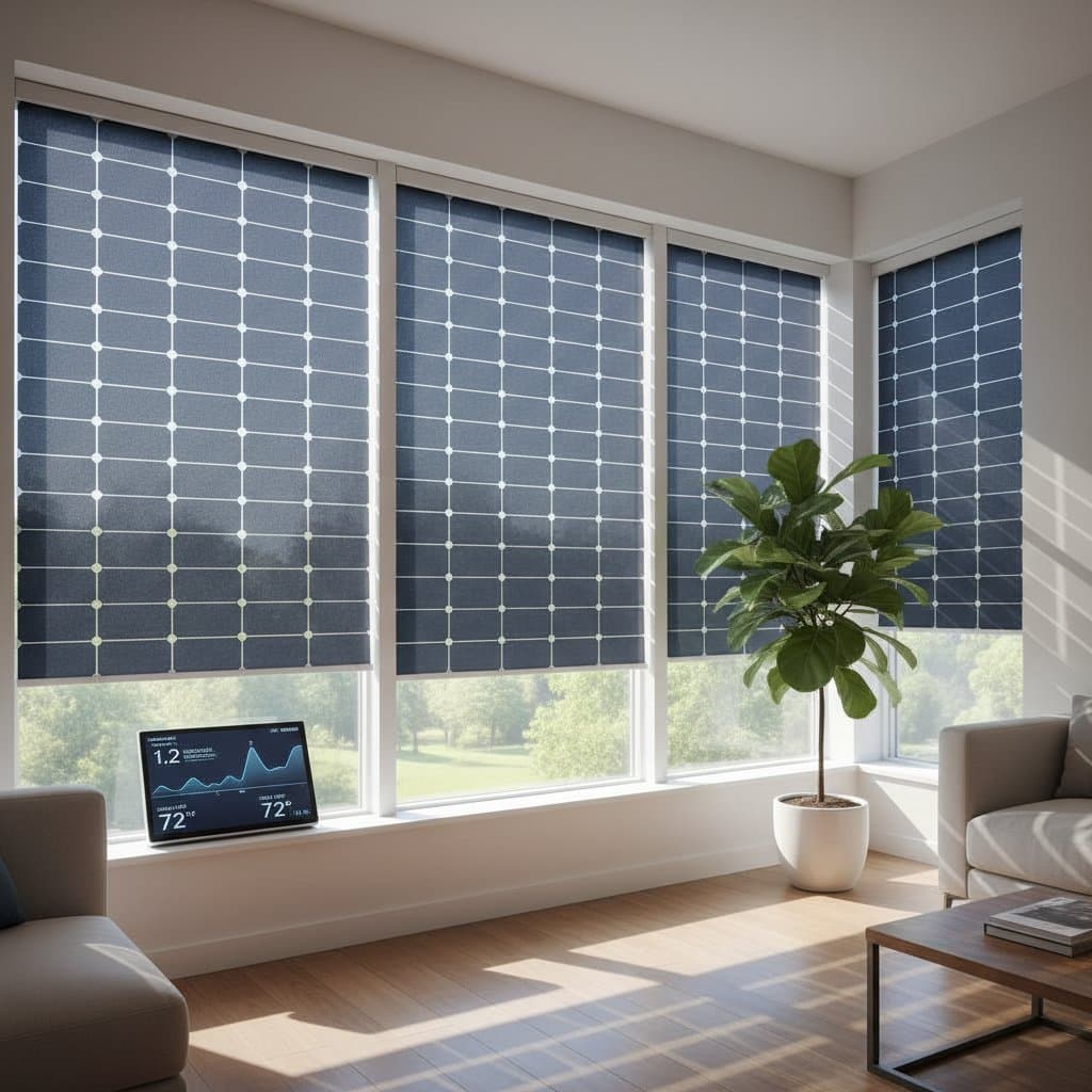 Featured image for Solar Shades Turn Windows Into Power Plants
