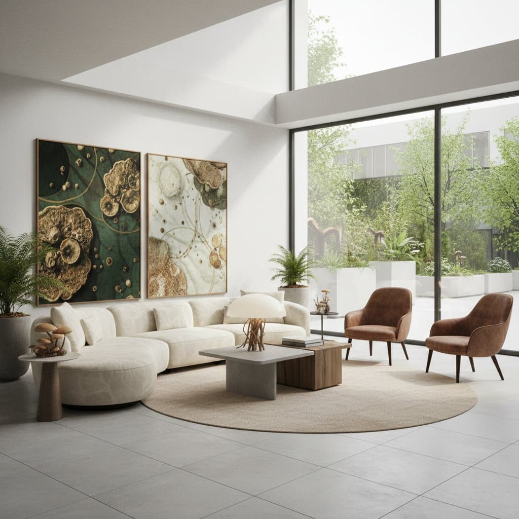 Featured image for Mushroom Leather Brings Vegan Luxury to High-End Interiors