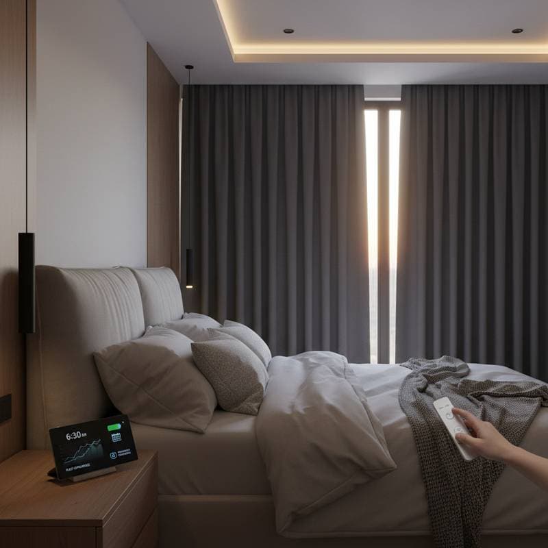 Featured image for Smart Curtains Block Light on Your Schedule