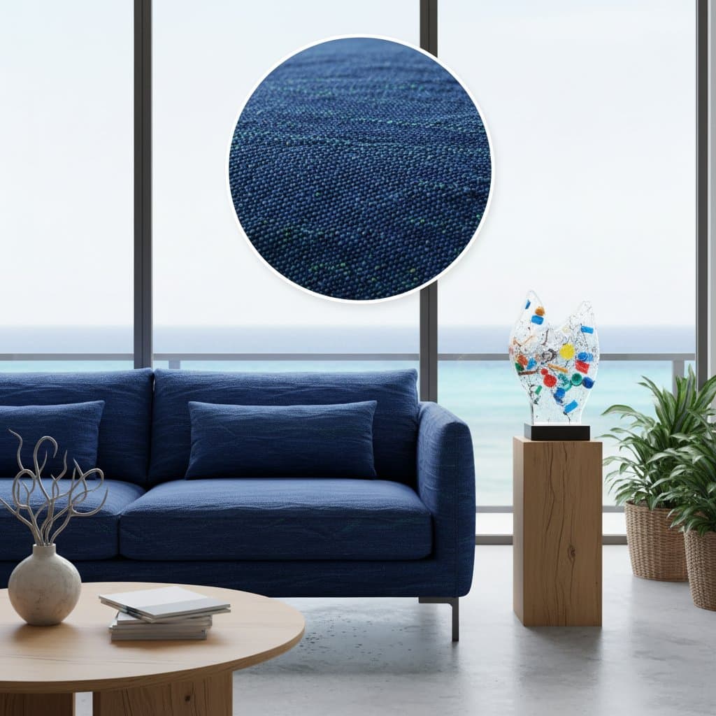 Featured image for Ocean Waste Becomes High-End Furniture Fabric