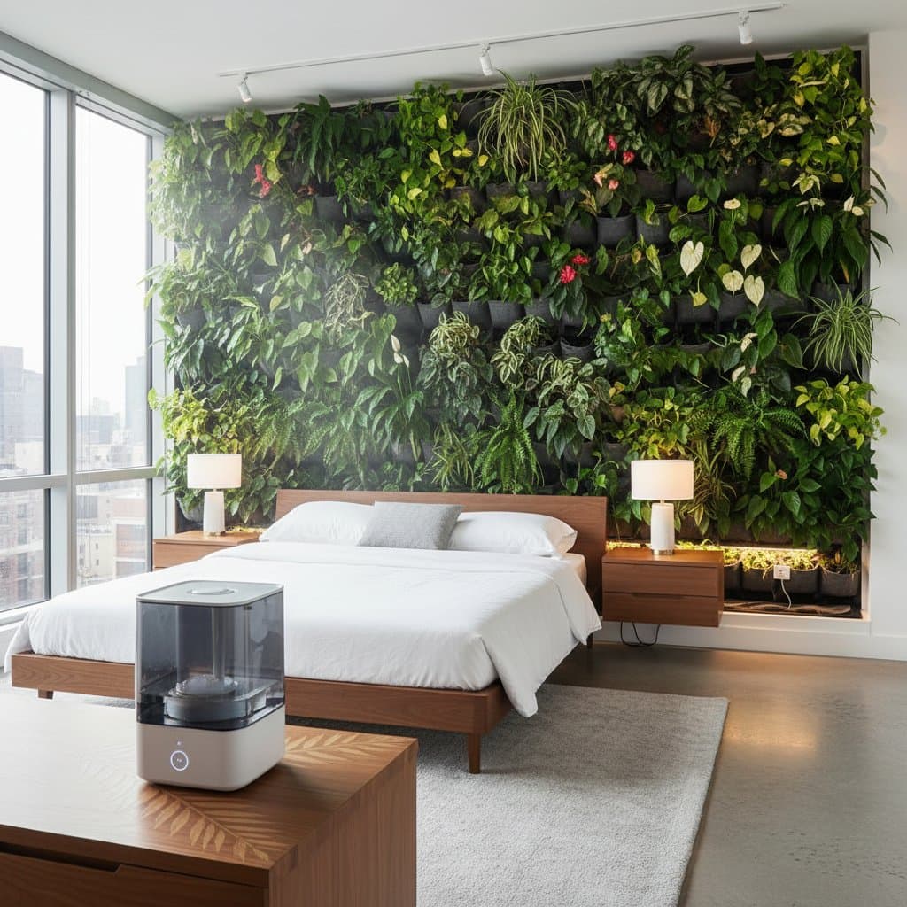 Featured image for Living Walls Filter Indoor Air While You Sleep