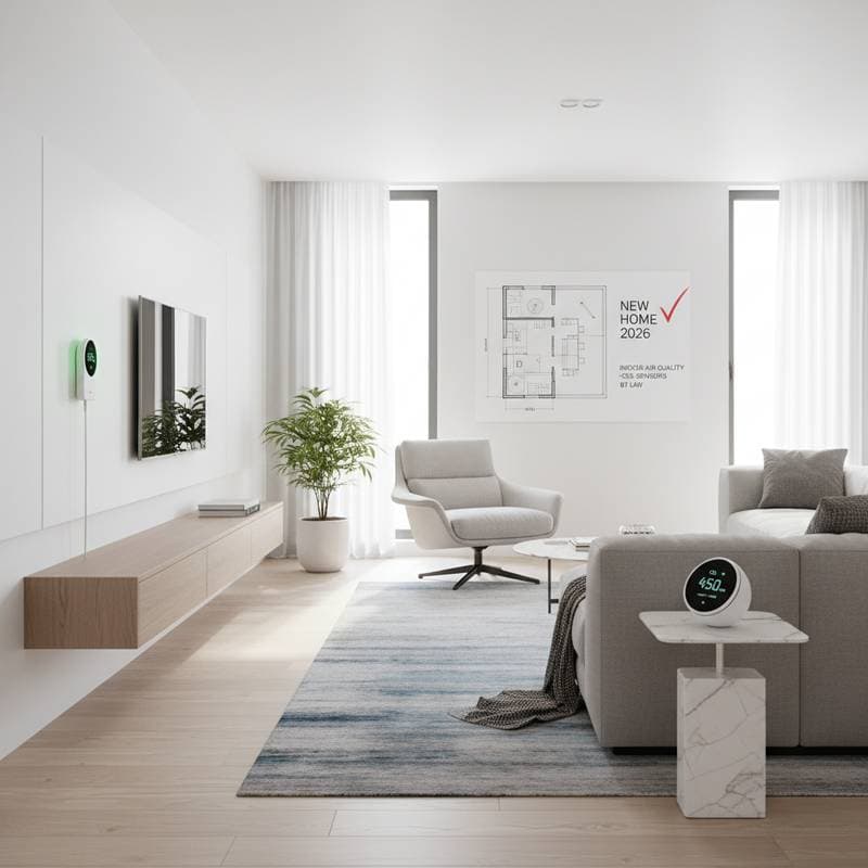 Featured image for Why New Homes Must Include CO2 Sensors by Law