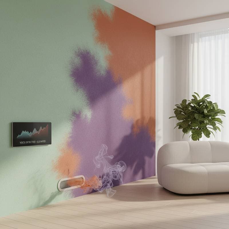 Featured image for Paint That Shifts Color When Indoor Air Turns Toxic