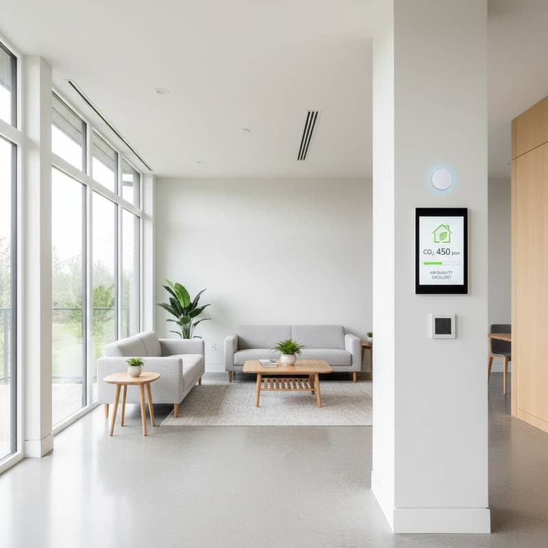 Featured image for CO2 Sensors Standard in New Homes by 2026