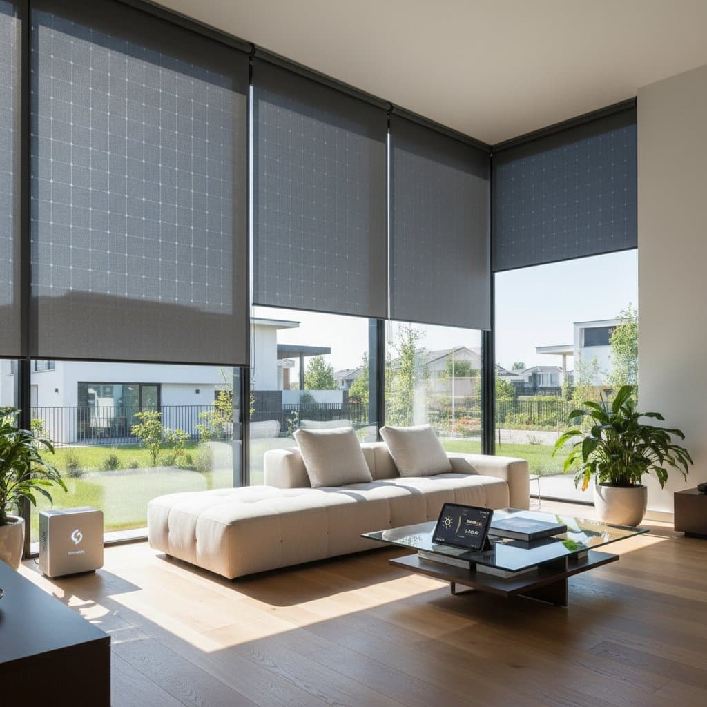 Image for Solar Shades That Generate Power for Your Home