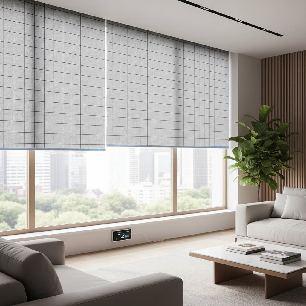 Image for Solar Shades Generate Power Right at Your Windows