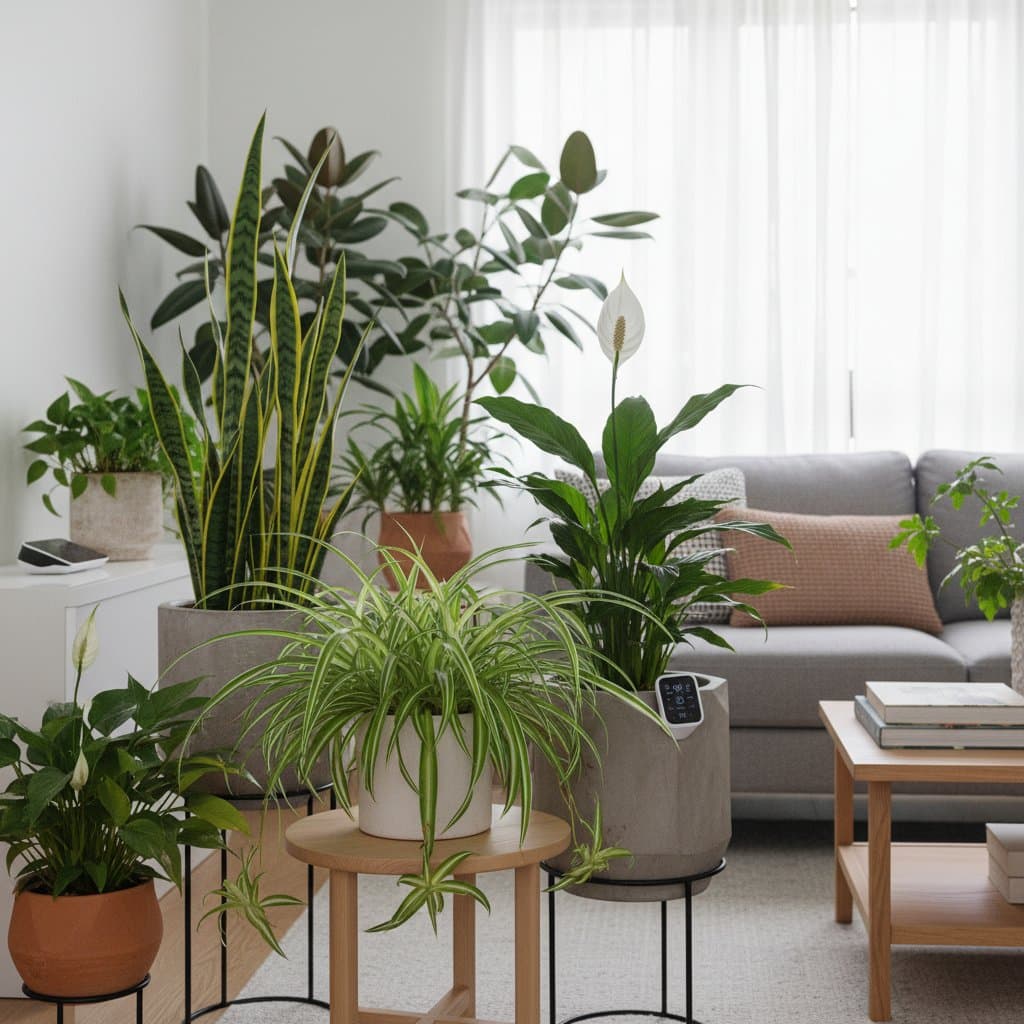 Featured image for Best VOC-Absorbing Plants Per Square Foot of Space