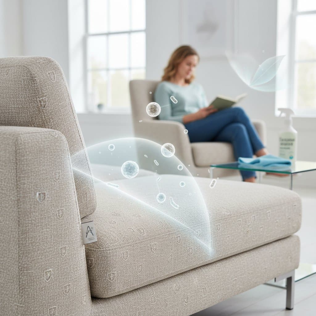 Image for Antimicrobial Upholstery Blocks Allergens Between Cleanings