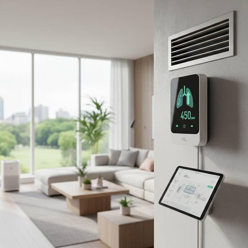 Image for CO2 Sensors Now Standard in Modern Home HVAC Systems