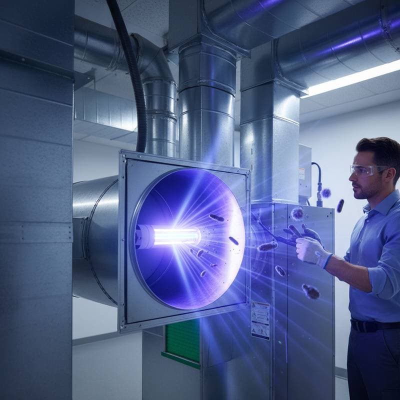Featured image for UV-C Lamps Kill Pathogens Inside Your HVAC System