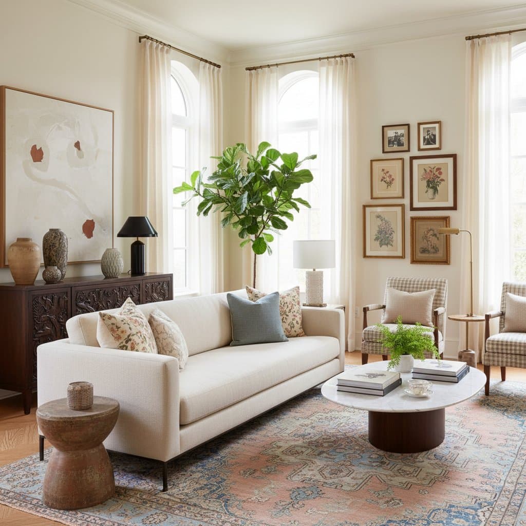 Image for Mixing Vintage and Modern Without the Clutter