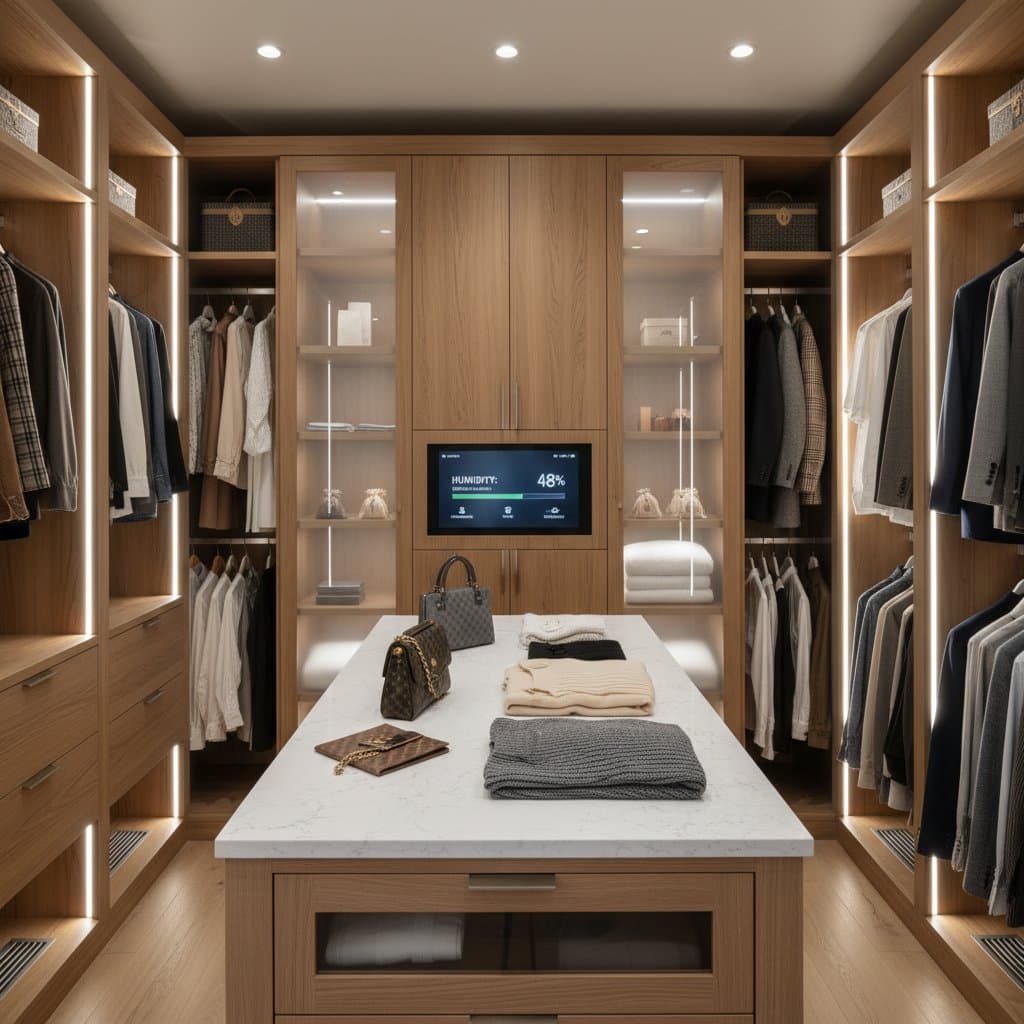 Image for Keep Closet Humidity Between 45-55% to Prevent Damage