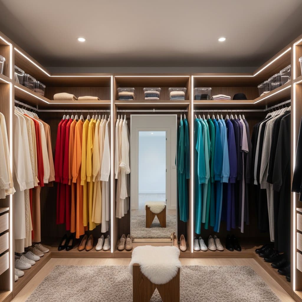 Featured image for Color Zones Cut Closet Decisions by Half