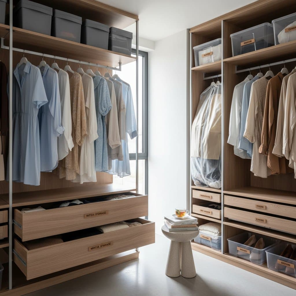 Image for Rotating Your Closet Seasonally Ends Decision Fatigue