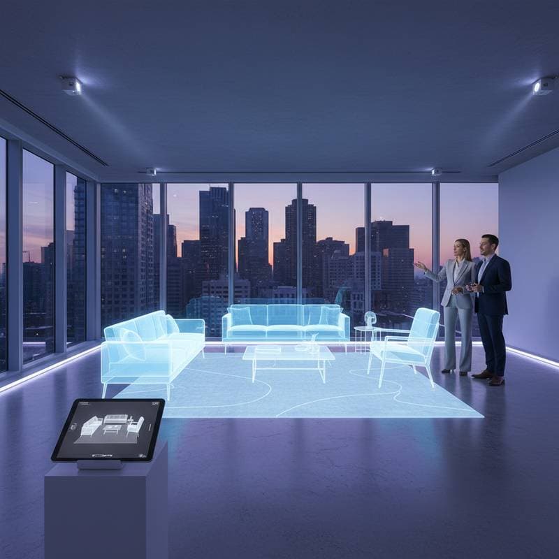 Image for Holographic Staging Replaces Physical Furniture