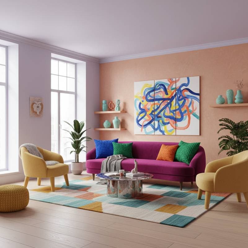 Image for Bold Colors That Boost Your Mood at Home