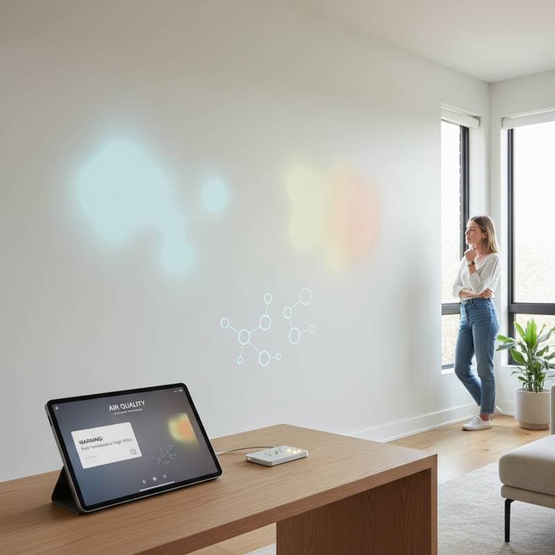 Image for Paint That Warns You When Indoor Air Turns Toxic