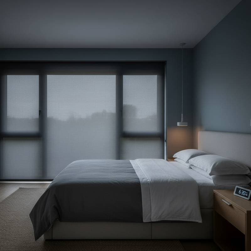 Image for Motorized Shades Block Light to Reset Your Sleep Cycle