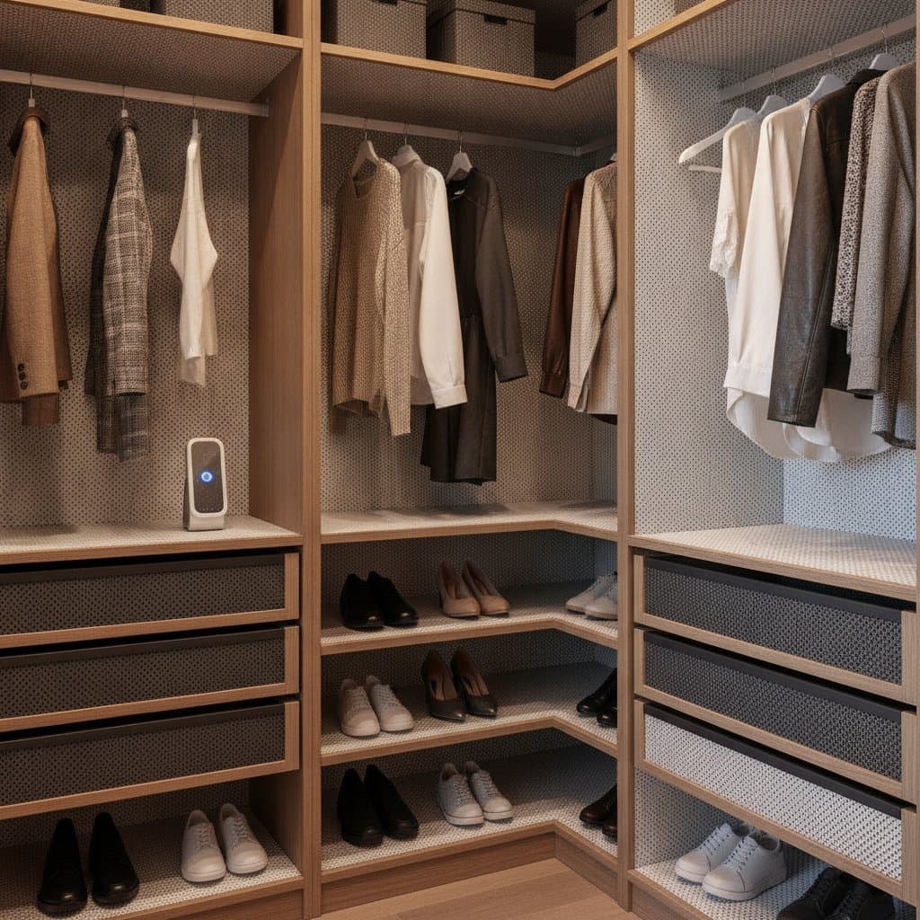 Image for Antimicrobial Linings That Stop Closet Mold and Odors