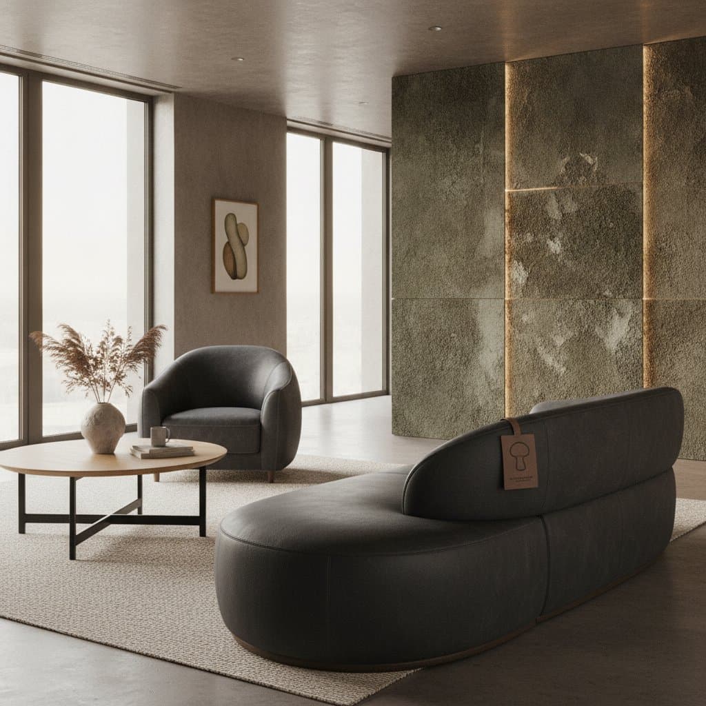 Image for Mushroom Leather Now Defines Luxury Upholstery