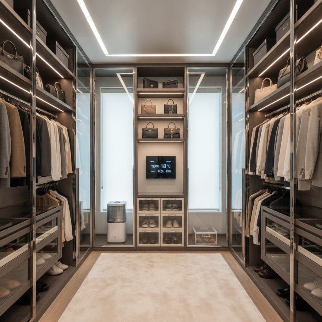 Image for Climate Control Prevents Luxury Wardrobe Damage