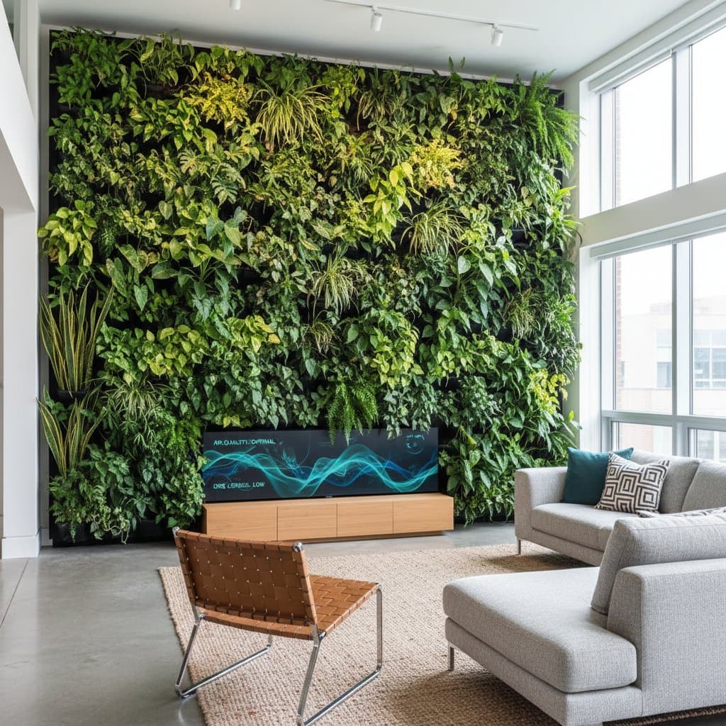 Living Walls That Naturally Purify Your Indoor Air