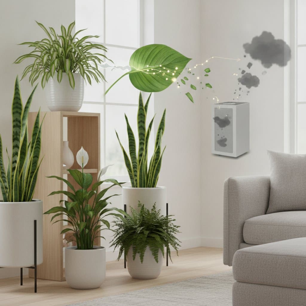 Plants Break Down VOCs Where Filters Just Trap Them