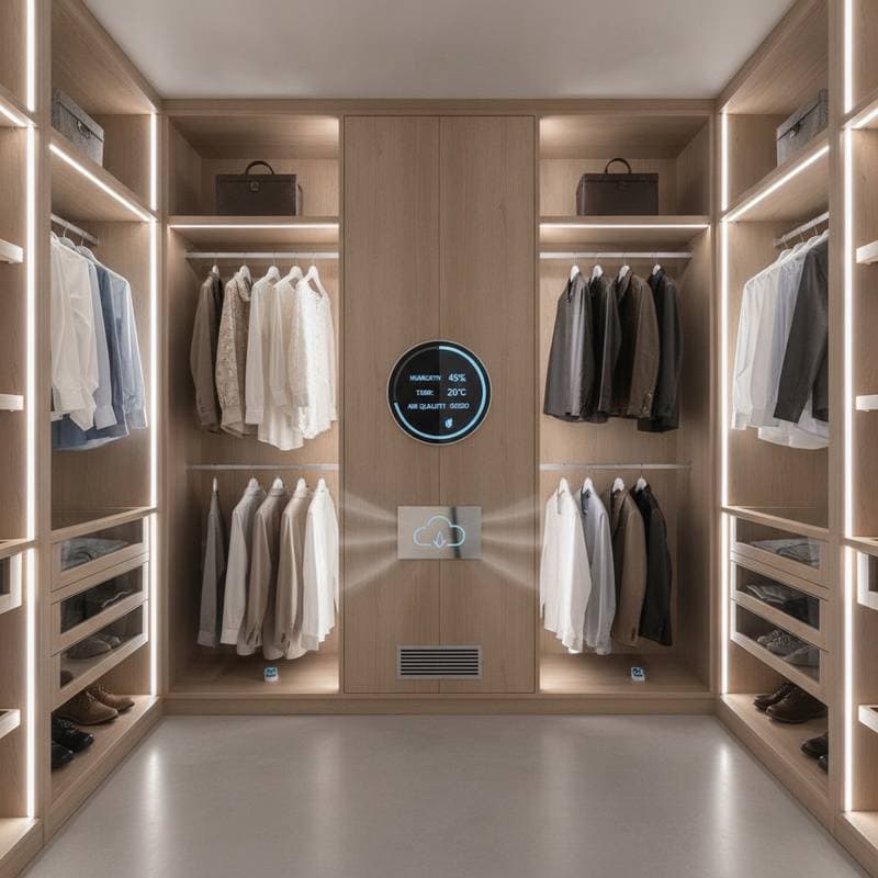 Featured image for Smart Closets Monitor Humidity to Stop Mold Growth